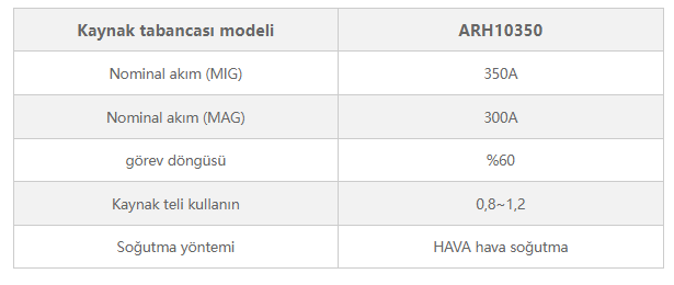 Hava Soğutmalı Robotic Torç ARH10350